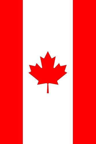 Flag Of Canada: Graph Paper Notebook, 6X9 Inch, 120 Pages