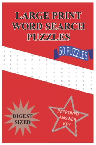 Large Print Word Search Puzzles: 50 Puzzles (Digest Size)