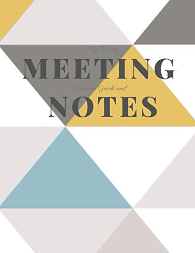 My Boring Meeting Survival Guide And Notes: 8.5X11 Meeting Notebook And Puzzle Book - 9781086430592