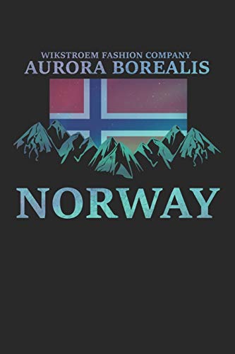 Wikstroem - Notes: Norway Aurora Borealis Northern Lights - Notebook 6X9 Checkered