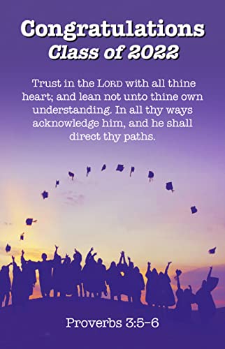 Congratulations Class Of 2022 Bulletin (Pkg 100) Graduation