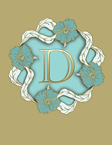 D: 100 Pages 8.5" X 11" Monogram Notebook College Ruled Line Paper