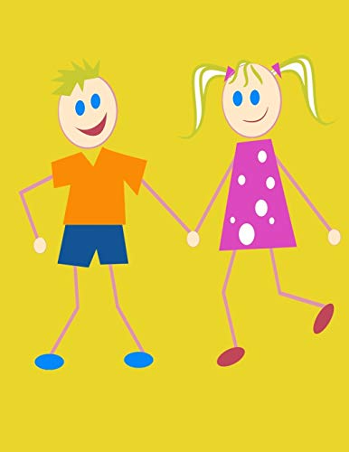 Kid's Notebook: 100 Pages 8.5" X 11" Wide Ruled Line Paper - 9781087811277