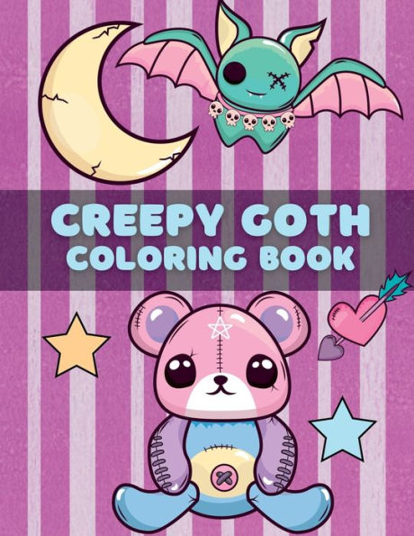 Creepy Goth Coloring Book