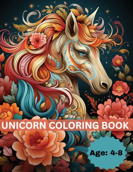 Unicorn Coloring Book - 9781088076415