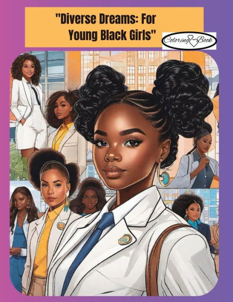 Inspiring Black Girls To Shine Coloring Book