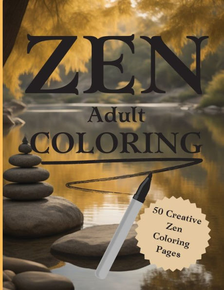 Zen Coloring Book For Adults.