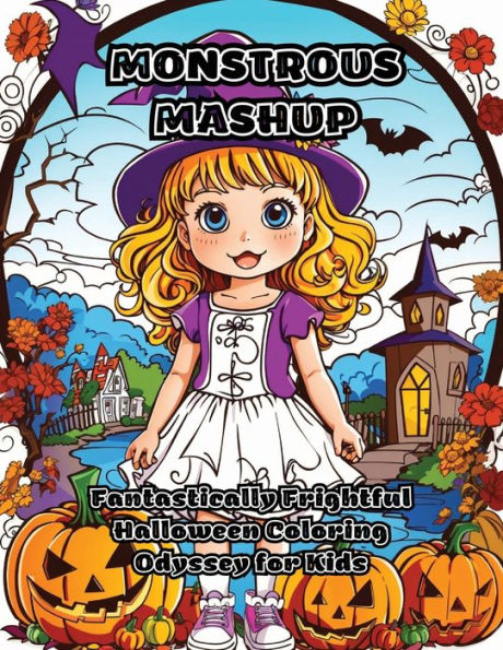 Monstrous Mashup: Fantastically Frightful Halloween Coloring Odyssey for Kids