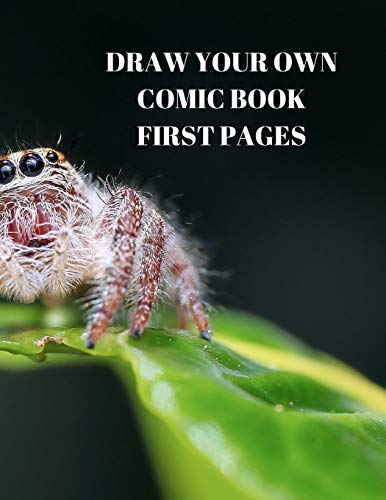 Draw Your Own Comic Book First Pages: 90 Pages Of 8.5 X 11 Inch Comic Book First Pages - 9781088490709