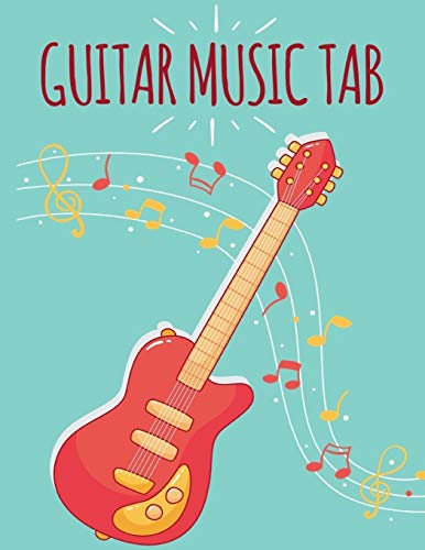 Guitar Music Tab: Chord, Standard Staff & Tablature Paper