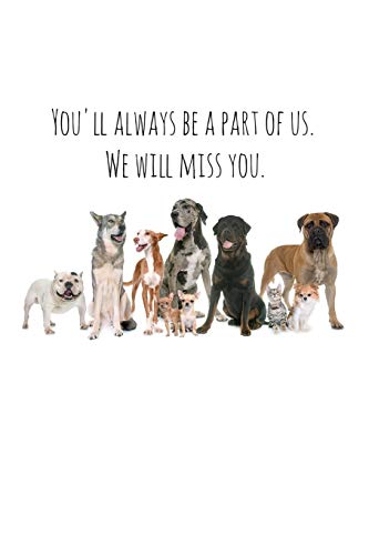 You'Ll Always Be A Part Of Us. We Will Miss You.: Perfect Goodbye Gift For Coworker That Is Leaving / Going Away Gift For Your Co Worker, Boss, Manager, Employee.
