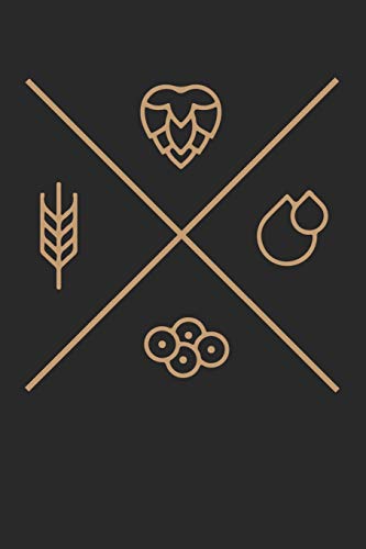 Bier Tasting Buch: Dein Persönliches Verkostungsbuch Zum Selber Ausfüllen ? Für Über 100 Verschiedene Bier Sorten, Craft Beer, Pils, Pale Ale Oder Ipa ... Format ? Motiv: Bier Zutaten (German Edition) - 9781088707012