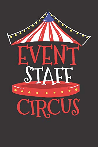 Notebook: Circus Birthday Event Staff College Ruled 6X9 120 Pages