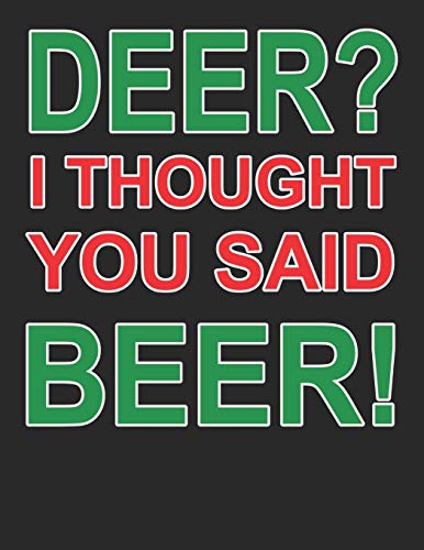 Bier Tasting Buch: Dein Persönliches Verkostungsbuch Zum Selber Ausfüllen ? Für Über 100 Verschiedene Bier Sorten, Craft Beer, Pils, Pale Ale Oder Ipa ... Format ? Motiv: Deer Or Beer (German Edition) - 9781088918111