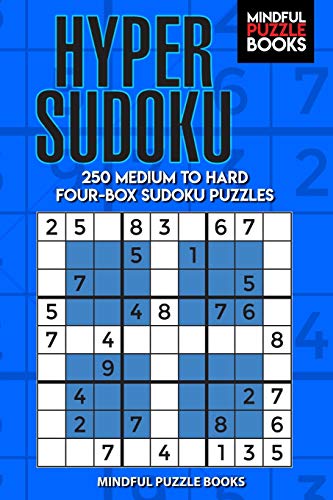 Hyper Sudoku: 250 Medium To Hard Four-Box Sudoku Puzzles (Windoku)