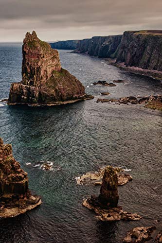 Rock: Stacks Of Duncansby Are Some Of The Most Impressive In The British Isles. The Great Stack Is Over 60 M High And Rises Above The Summit Of The Adjacent Cliff.