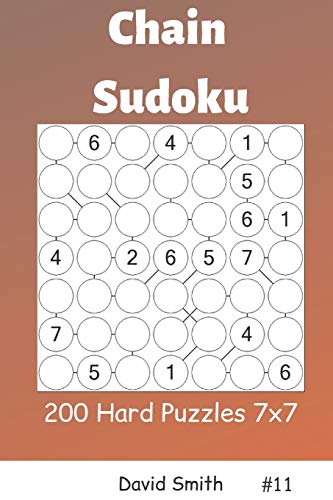 Chain Sudoku - 200 Hard Puzzles 7X7 Vol.11