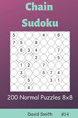 Chain Sudoku - 200 Normal Puzzles 8X8 Vol.14
