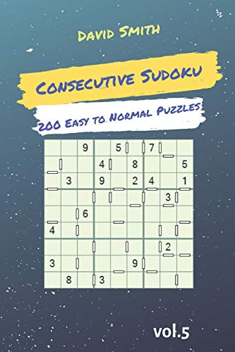 Consecutive Sudoku - 200 Easy To Normal Puzzles Vol.5