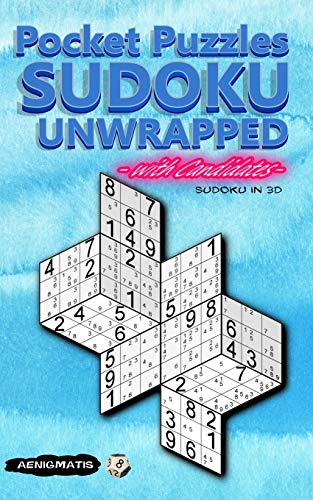 Pocket Puzzles Sudoku Unwrapped With Candidates: Sudoku In 3D