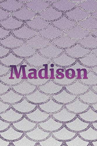 Madison: Writing Paper & Purple Mermaid Cover