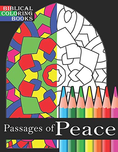 Passages Of Peace: A Christian Bible Study Coloring Book