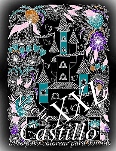 Castillo Noche Xxl: Libro Para Colorear Para Adultos (Spanish Edition)