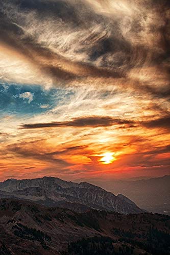Utah Sun: There's Not A Lot Of Things In Nature More Awe-Inspiring Than The Sight Of The Sun Meeting The Horizon.