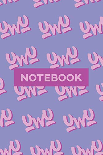 Notebook: Uwu Cuteness Overload Purple Pink Typography Meme - 9781091416161