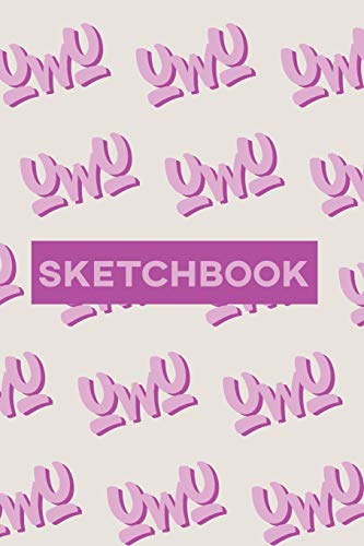 Sketchbook: Uwu Cuteness Overload Purple Pink Typography Meme - 9781091419285