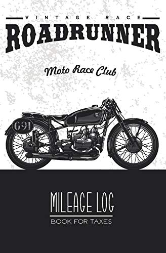 Mileage Log Book For Taxes: Vehicle Mileage Log Book Keep Tracking Daily Miles Record For Business Or Personal