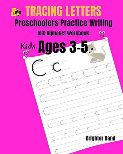 Tracing Letter Preschoolers Practice Writing Abc Alphabet Workbook, Kids Ages 3-5