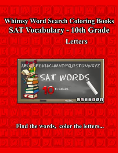 Whimsy Word Search, Sat Vocabulary – 10Th Grade