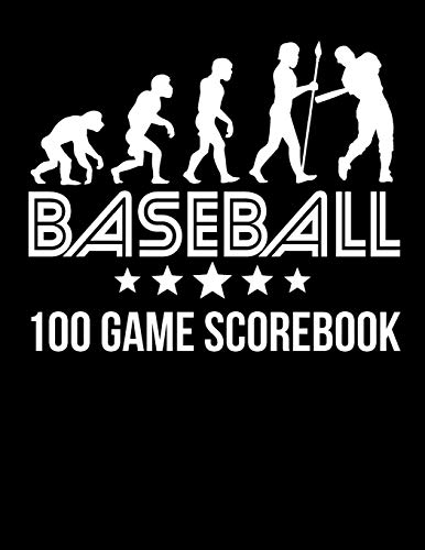 Baseball: 100 Game Scorebook (8.5X11)