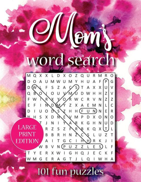 MomÆs word search (LARGE PRINT EDITION): 101 fun puzzles (Puzzlenut's Cracking Puzzles)