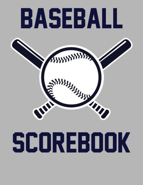 Baseball Scorebook: 100 Scorecards For Baseball And Softball