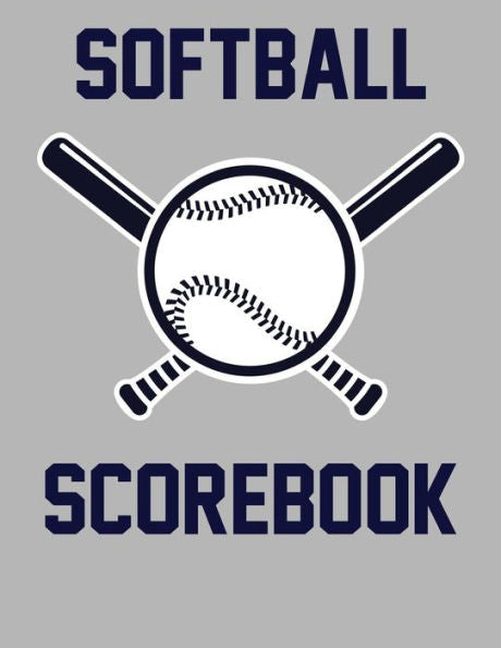 Softball Scorebook: 100 Scorecards For Baseball And Softball