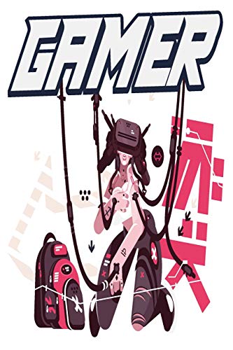 Gamer: 6X9 College Ruled Line Paper 150 Pages