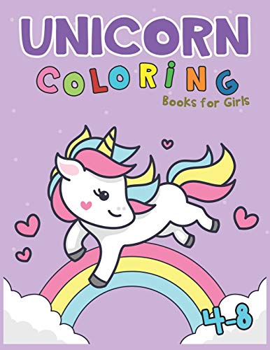 Unicorn Coloring Books For Girls 4-8