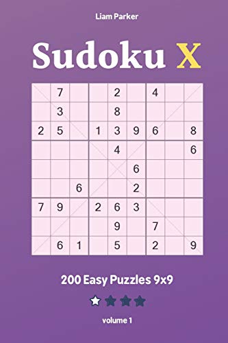 Sudoku X - 200 Easy Puzzles 9X9 Vol.1