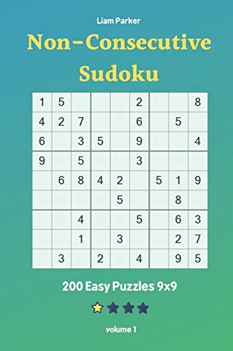 Non-Consecutive Sudoku - 200 Easy Puzzles 9X9 Vol.1