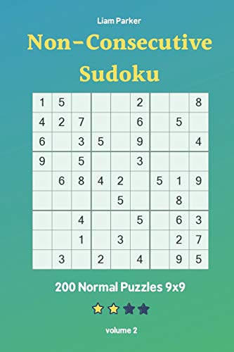 Non-Consecutive Sudoku - 200 Normal Puzzles 9X9 Vol.2