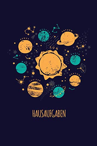 Hausaufgaben: Heft Mit Weltraum-Kosmos-Motiv F?r Jungs (German Edition)