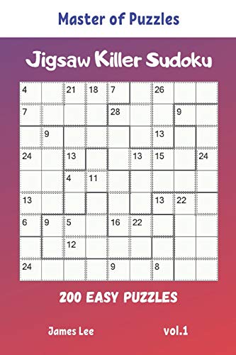 Master Of Puzzles - Jigsaw Killer Sudoku 200 Easy Puzzles Vol.1