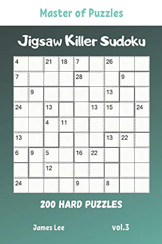 Master Of Puzzles - Jigsaw Killer Sudoku 200 Hard Puzzles Vol.3
