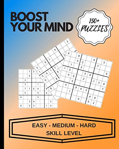Boost Your Mind: Sudoku - Easy - Medium - Hard Skill Level