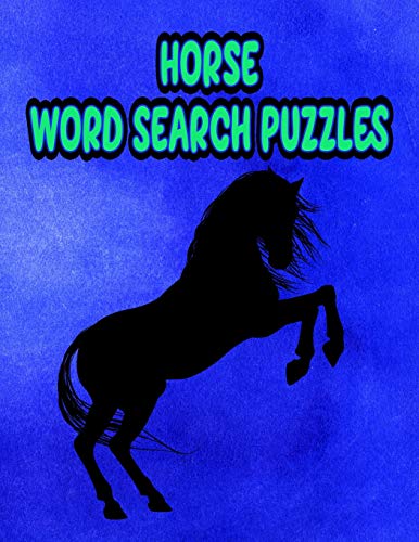 Horse Word Search Puzzles