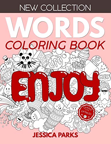 Words Coloring Book: Stress Relieving Motivational Word Designs For Anger Release, Adult Relaxation And Meditation (Adult Coloring Books By Brh Ou)
