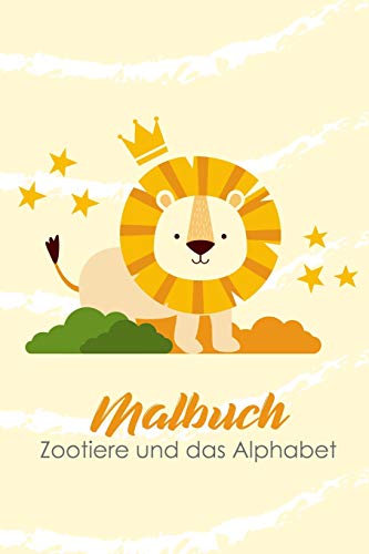 Malbuch: Zootiere Und Das Alphabet (German Edition)