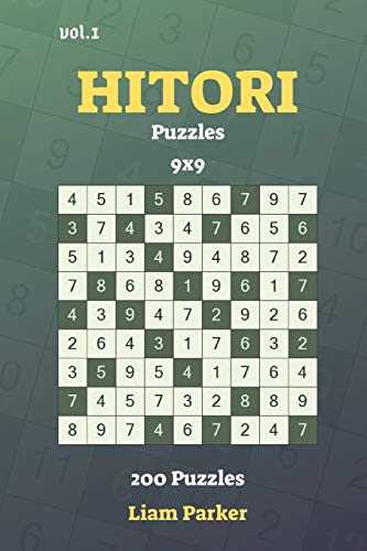 Hitori Puzzles - 200 Puzzles 9X9 Vol.1